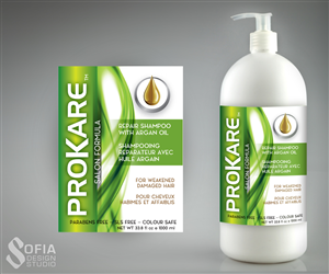 cosmetics need  shampoo label of first product (hopefully many more to follow) | Packaging Design by SofiaDesignStudio