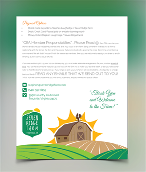 Flyer Design by Rongbaaz for Windy Hill Farm  | Design: #5796273