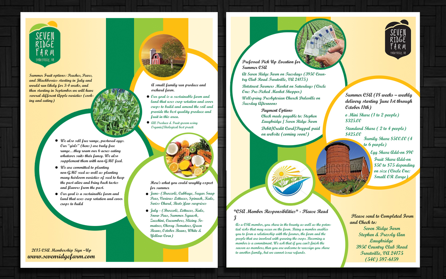 Flyer Design by ESolz Technologies for Windy Hill Farm  | Design #5802115