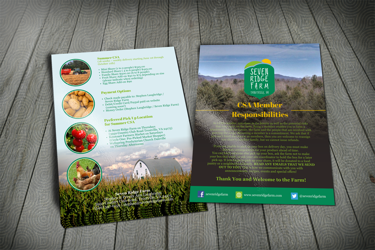 Flyer Design by barinix for Windy Hill Farm  | Design #5795294