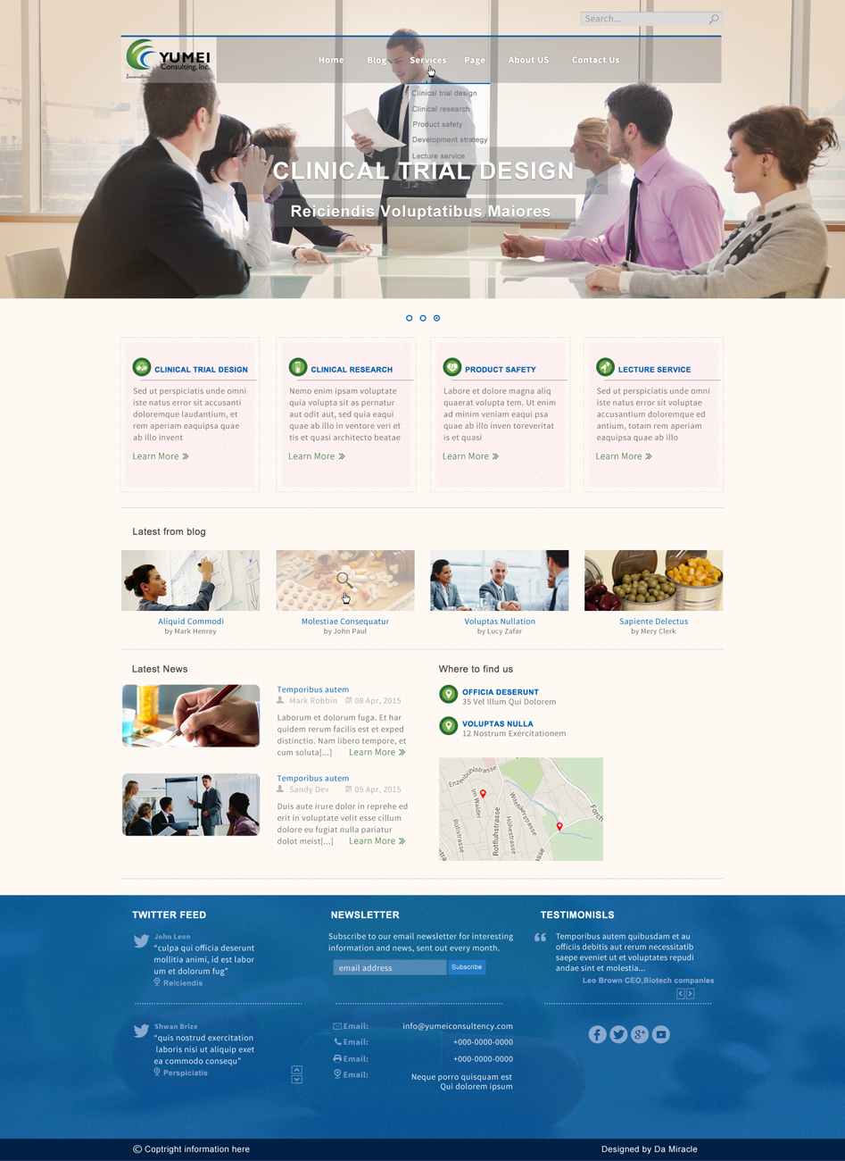 Web Design par Da Miracle pour ce projet | Design #5897222