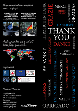 Diseño de Tarjeta por SpaceGoose para magFlags GmbH | Diseño: #5838594