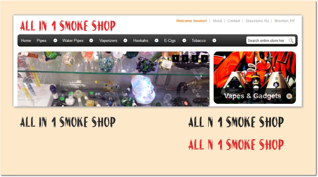 Logo Design by SeXtreme for All in 1 Smoke Shop | Design #5846315
