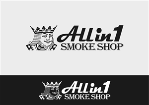 Logo Design by Fabio Piscicelli for All in 1 Smoke Shop | Design #5853493
