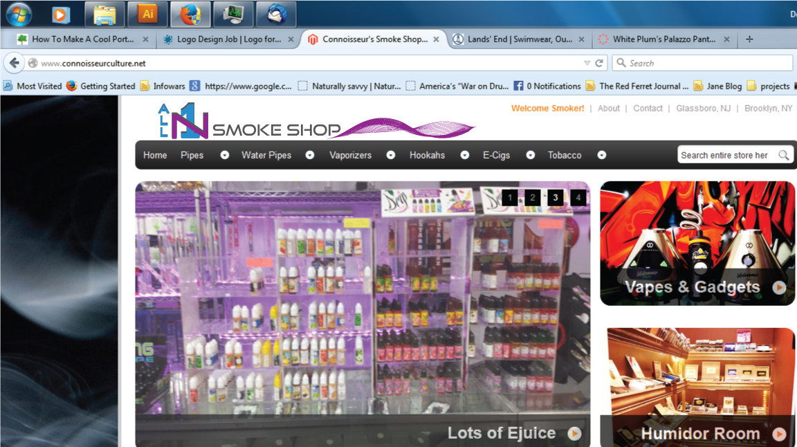 Logo-Design von kammomma für All in 1 Smoke Shop | Design #5867515