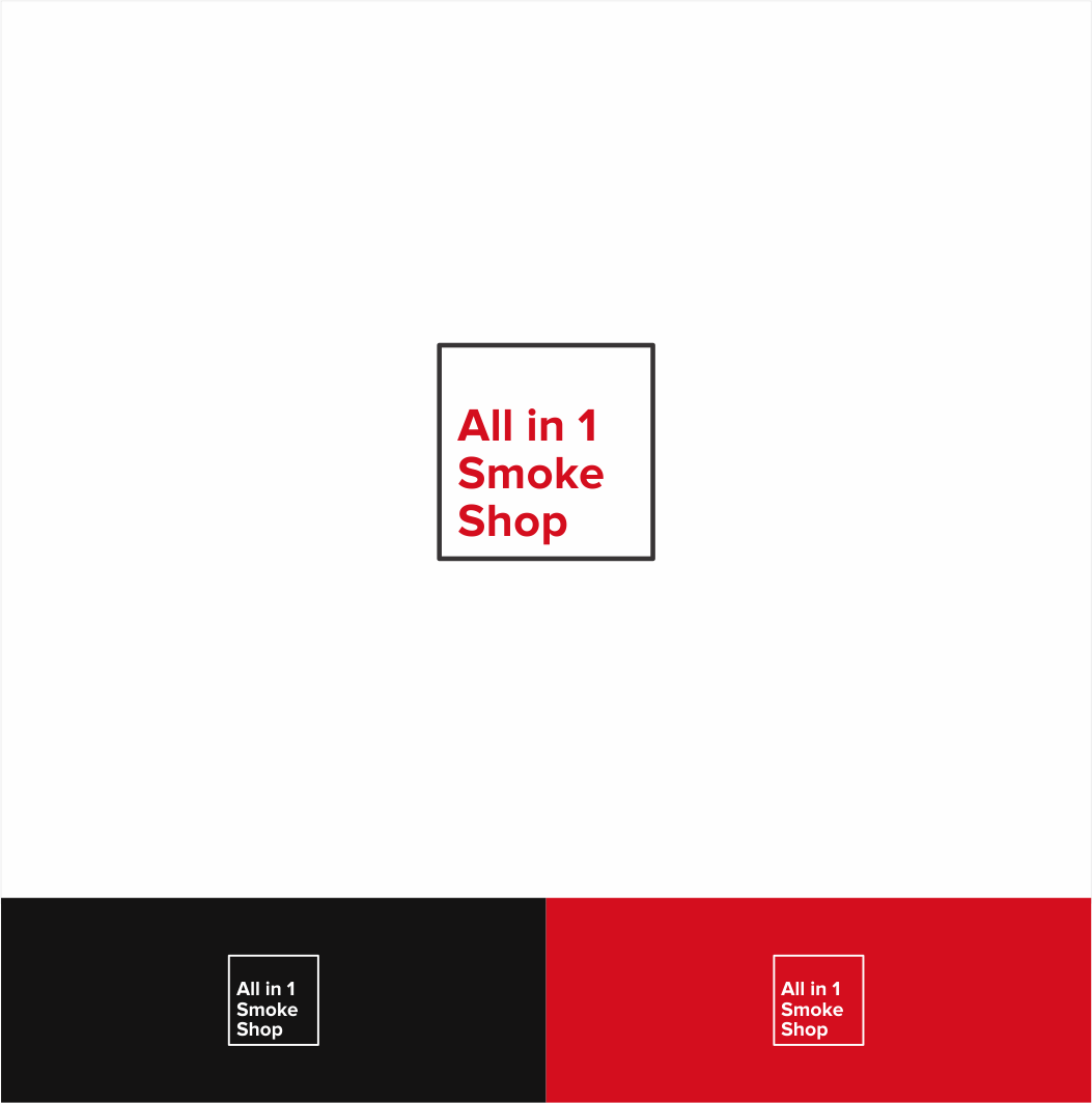 Logo Design by Naavyd for All in 1 Smoke Shop | Design #5820791