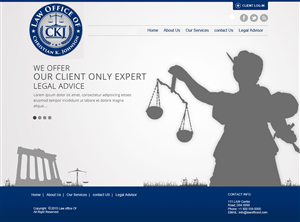 Web Design by saroshdurrani for Law Office of Christian K. Johnson  | Design: #5811370
