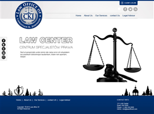 Web Design by saroshdurrani for Law Office of Christian K. Johnson  | Design: #5811469
