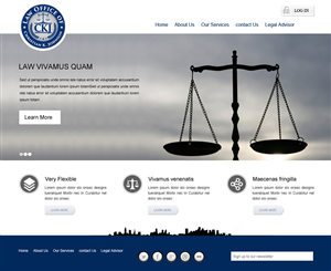Web Design by saroshdurrani for Law Office of Christian K. Johnson  | Design: #5811649