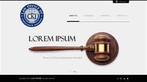 Web Design by saroshdurrani for Law Office of Christian K. Johnson  | Design: #5811670