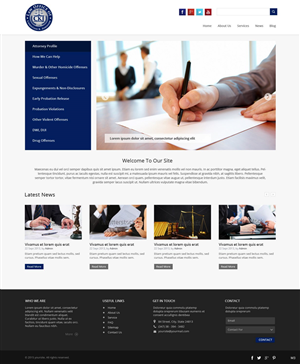 Web Design by pb for Law Office of Christian K. Johnson  | Design: #5793915