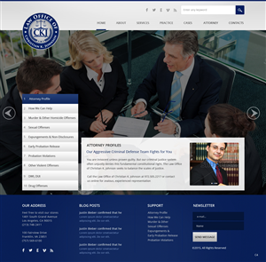 Web Design by pb for Law Office of Christian K. Johnson  | Design: #5793918