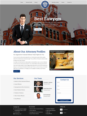 Diseño Web por Advent Innovative para Law Office of Christian K. Johnson  | Diseño #5812905