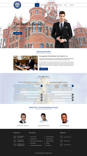 Web Design by Advent Innovative for Law Office of Christian K. Johnson  | Design: #5812911