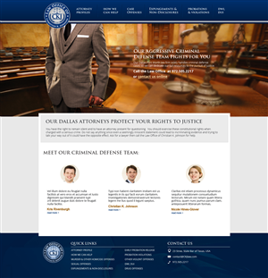 Web Design by jeckx2 for Law Office of Christian K. Johnson  | Design: #5809418
