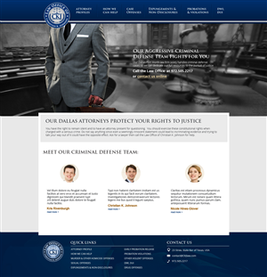 Web Design by jeckx2 for Law Office of Christian K. Johnson  | Design: #5809443