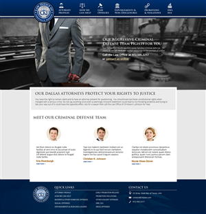 Web Design by jeckx2 for Law Office of Christian K. Johnson  | Design: #5809694