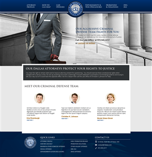 Web Design by jeckx2 for Law Office of Christian K. Johnson  | Design: #5812652