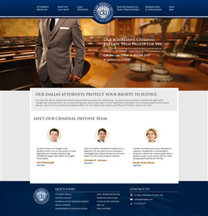 Web Design by jeckx2 for Law Office of Christian K. Johnson  | Design: #5812654