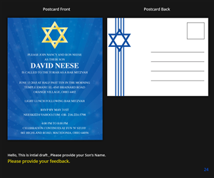 Postcard Design by uniquedesign10 for this project | Design: #5799542