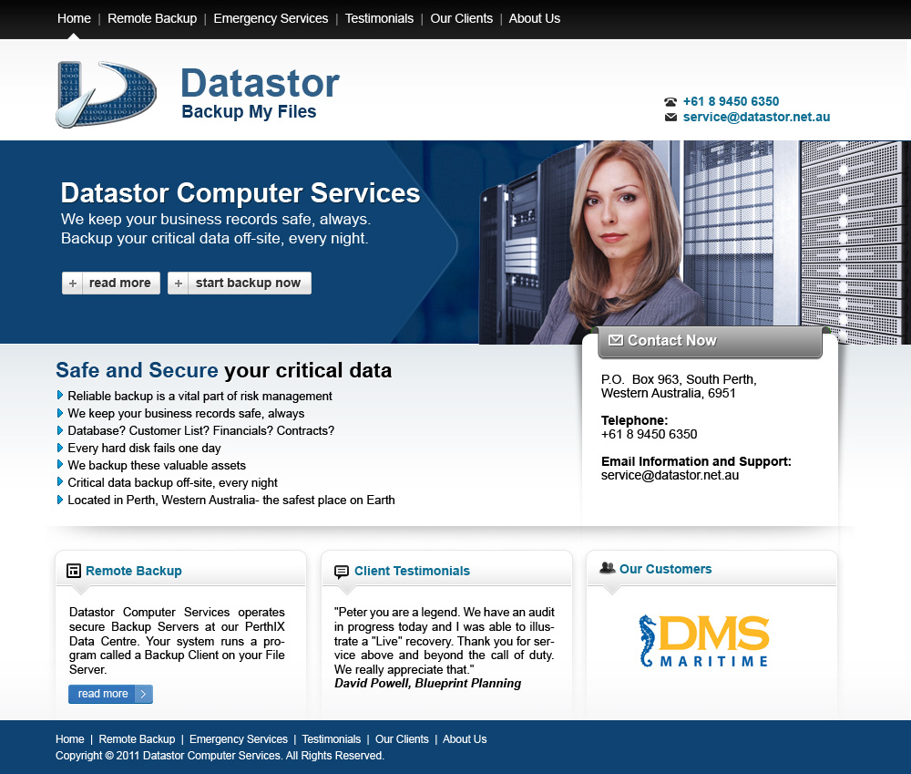 Web Design by Sky Ram for Data365 | Design: #309146