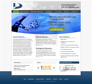 Web-Design von Manuli für Data365 | Design #305013