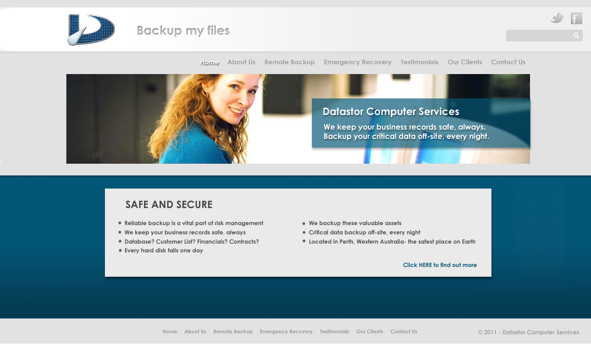 Web Design by Lara for Data365 | Design #304991