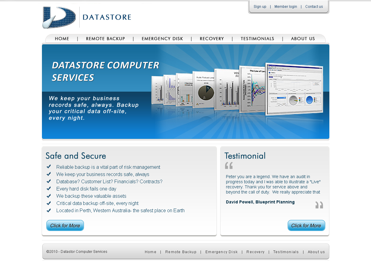 Web Design by LogoDesigns.ae for Data365 | Design #304706