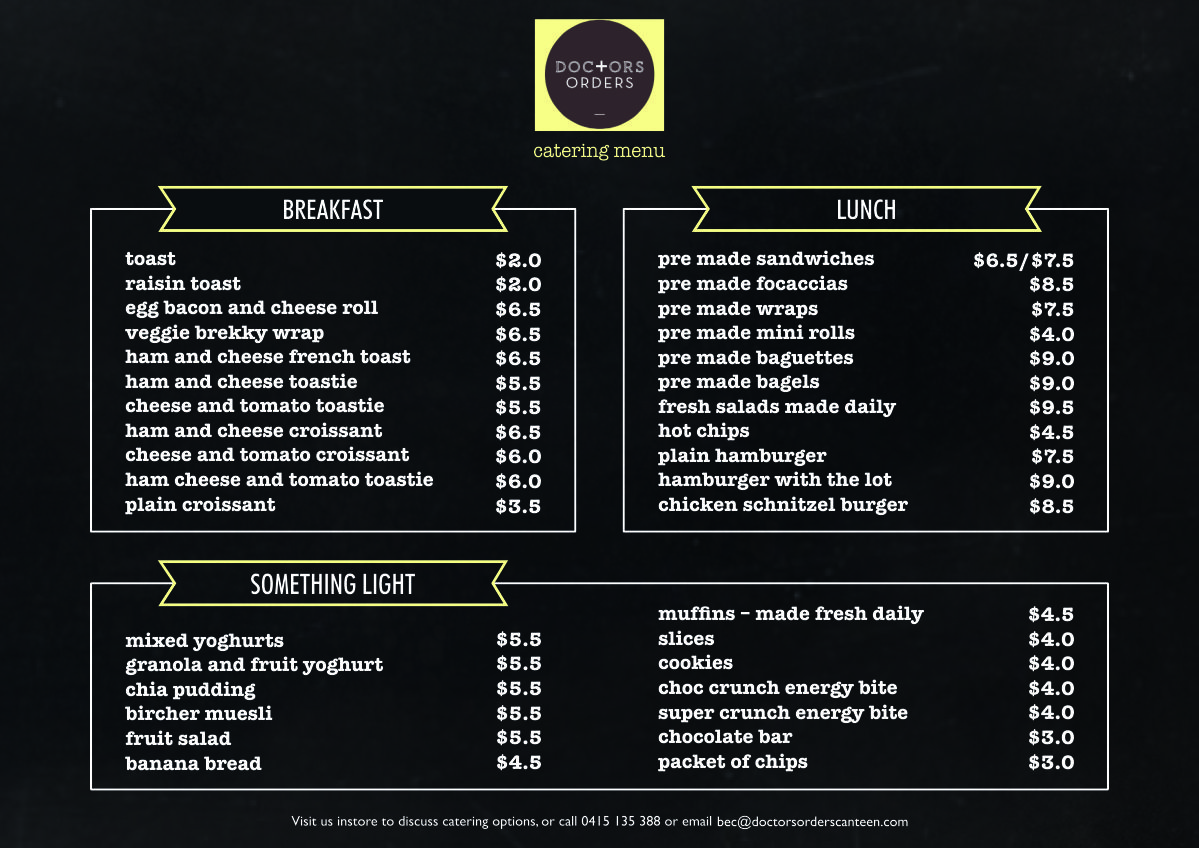 Menu Design by Danang Prastiawan for this project | Design #5789670