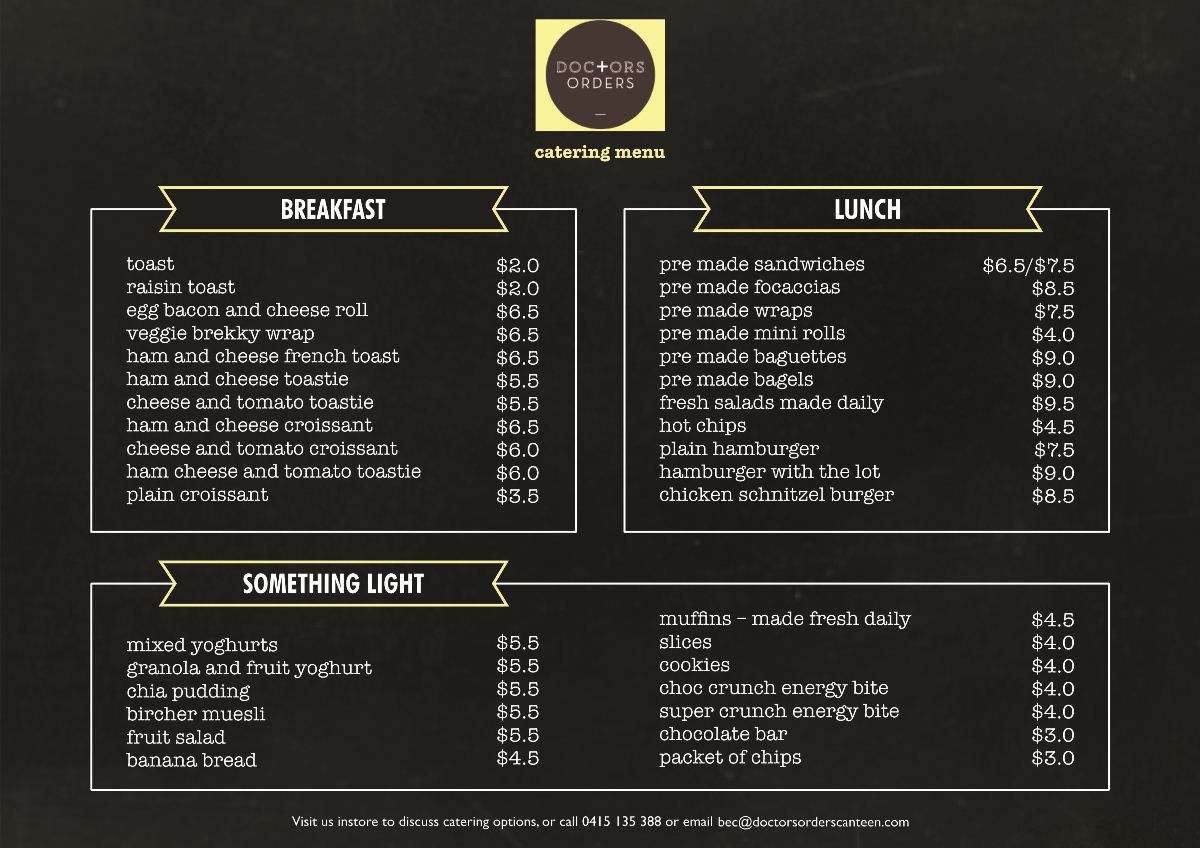 Menu Design by Danang Prastiawan for this project | Design #5789689