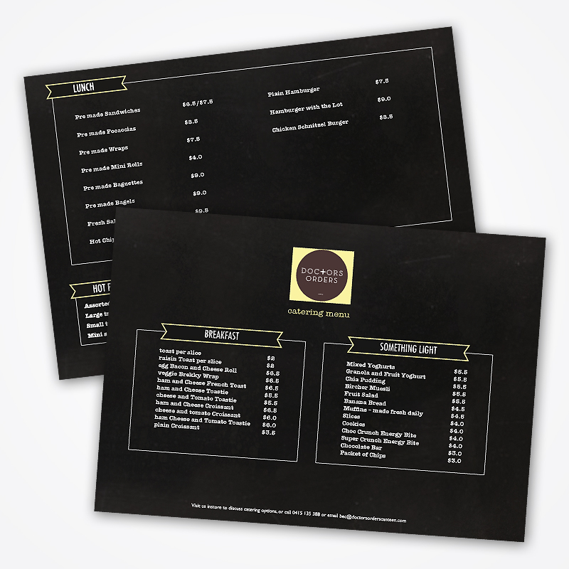Menu Design by Shradha for this project | Design #5797987