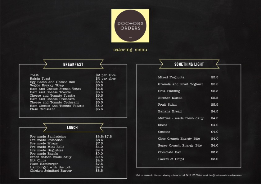 Menu Design by aseloleh for this project | Design #5793633