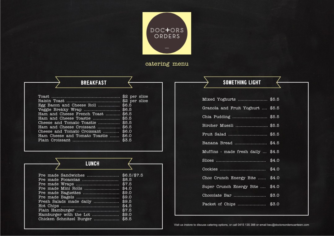 Menu Design by aseloleh for this project | Design #5793663