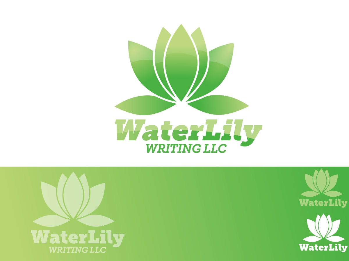Logo Design by Lion Creations for WaterLily Writing LLC | Design #1617960