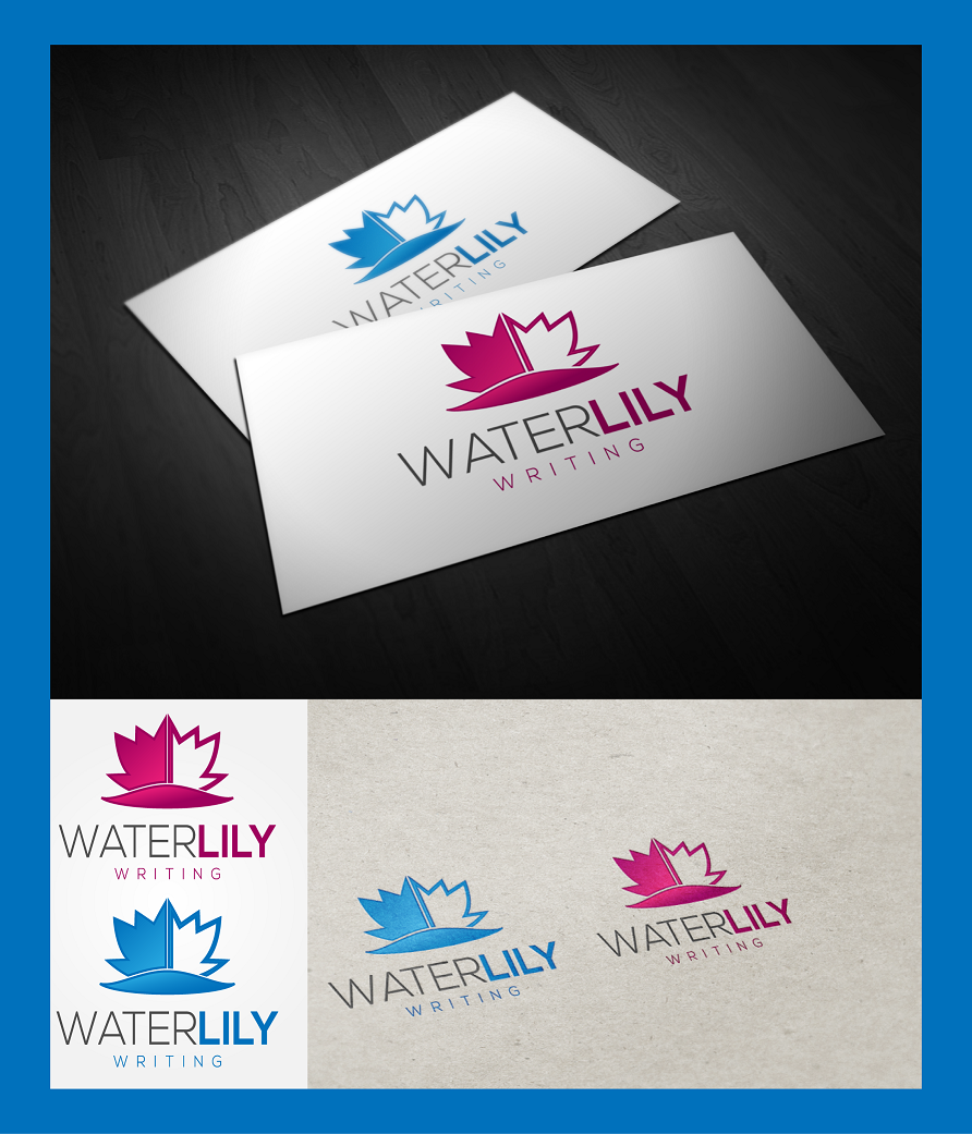 Logo Design by 9tnine for WaterLily Writing LLC | Design #1591112