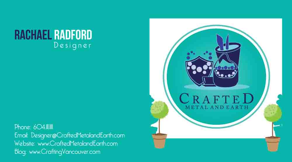 Business Card Design by mostafa for Crafted Metal and Earth | Design #1580610