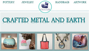 Business Card Design by MandyGraphics for Crafted Metal and Earth | Design: #1583732