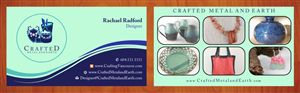 Business Card Design by Sbss for Crafted Metal and Earth | Design: #1587104