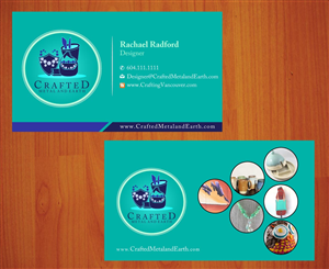 Business Card Design by Sbss for Crafted Metal and Earth | Design: #1587106