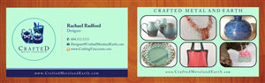 Business Card Design by Sbss for Crafted Metal and Earth | Design: #1587108