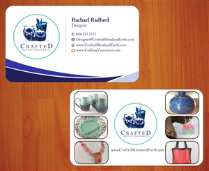 Business Card Design by Sbss for Crafted Metal and Earth | Design: #1587110