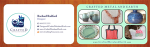 Business Card Design by Sbss for Crafted Metal and Earth | Design: #1587162