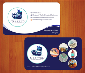Business Card Design by Sbss for Crafted Metal and Earth | Design: #1587166