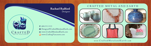 Business Card Design by Sbss for Crafted Metal and Earth | Design: #1587180