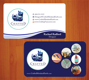 Business Card Design by Sbss for Crafted Metal and Earth | Design: #1587189