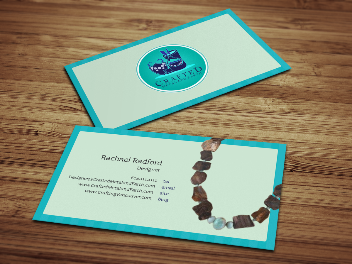 Business Card Design by HYPdesign for Crafted Metal and Earth | Design #1578608