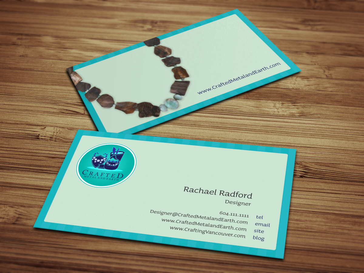 Business Card Design by HYPdesign for Crafted Metal and Earth | Design #1578610