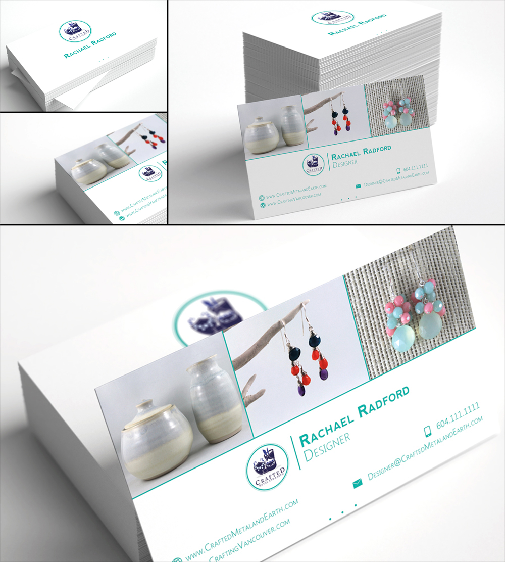 Business Card Design by Maxuma for Crafted Metal and Earth | Design #1612222