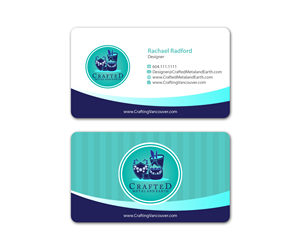 Business Card Design by MDesign for Crafted Metal and Earth | Design: #1605625