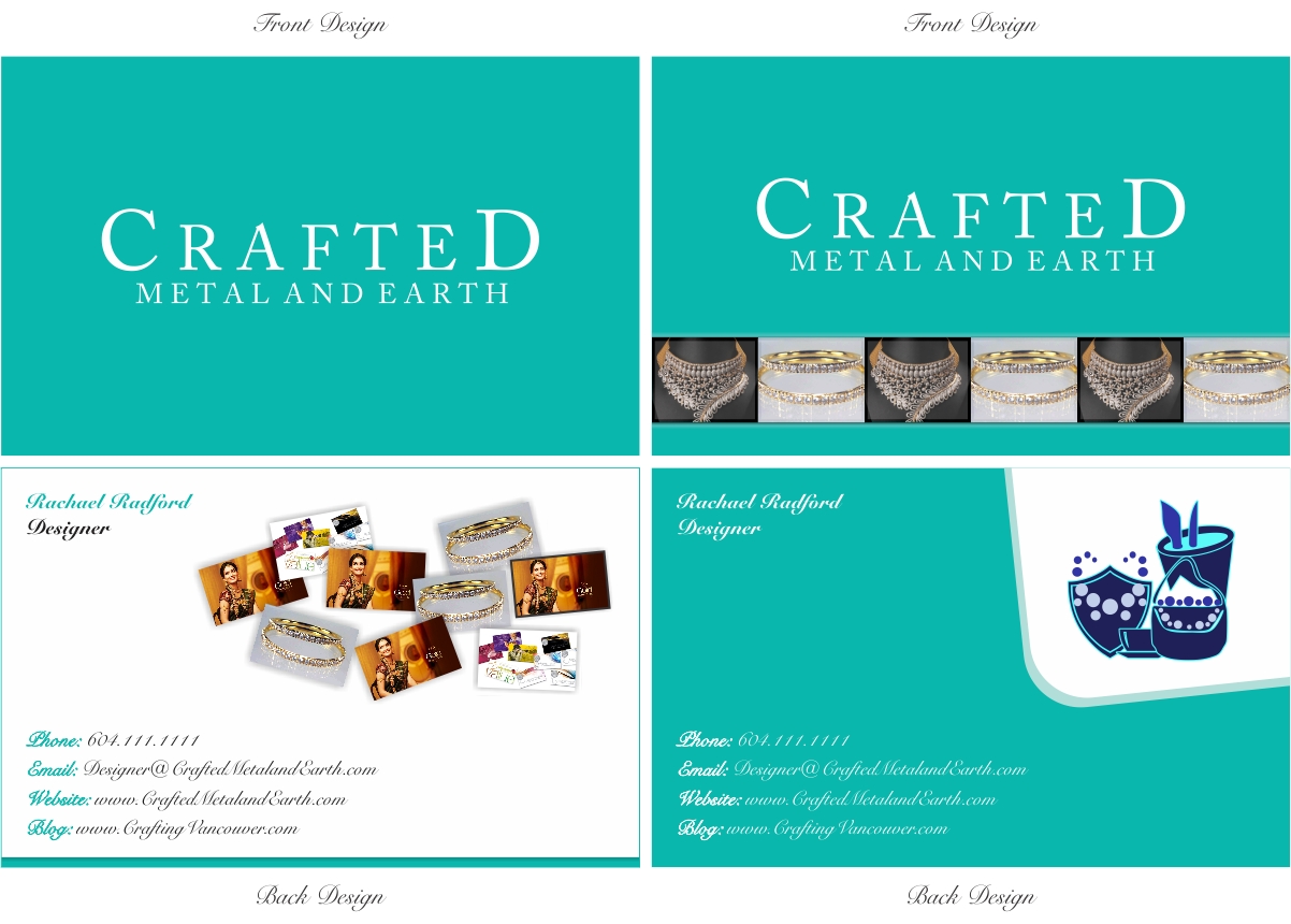 Business Card Design by Kamal for Crafted Metal and Earth | Design #1598639